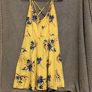 Yellow strappysundress